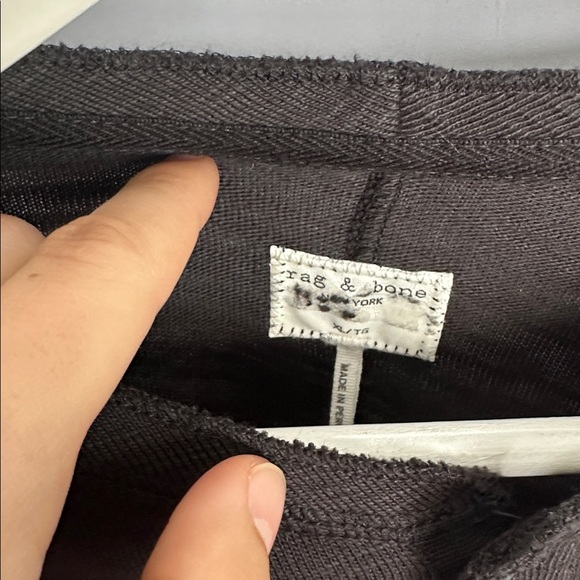 rag & bone Black Long Sleeve Henley - Picture 5 of 10